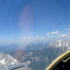 Flugwegposition um 09:56:49: Aufgenommen in der Nähe von Gemeinde, 6393 St. Ulrich am Pillersee, Österreich in 2435 Meter